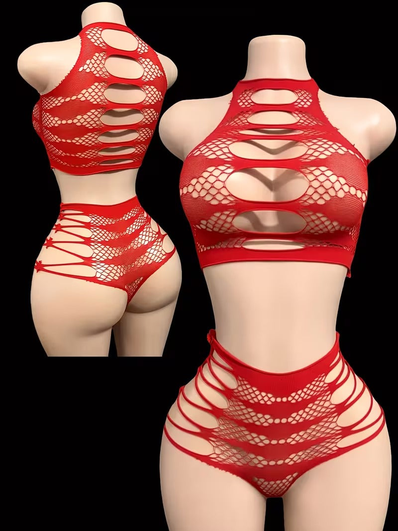 AllureNet Stretch Bodysuit Set