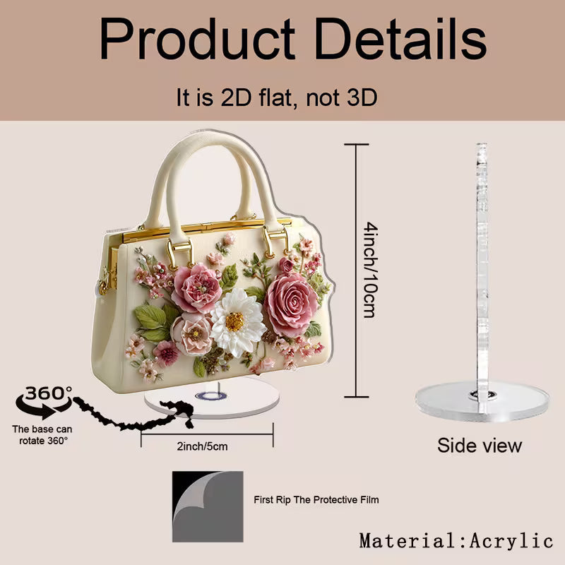 Elegant Floral Designer Handbag