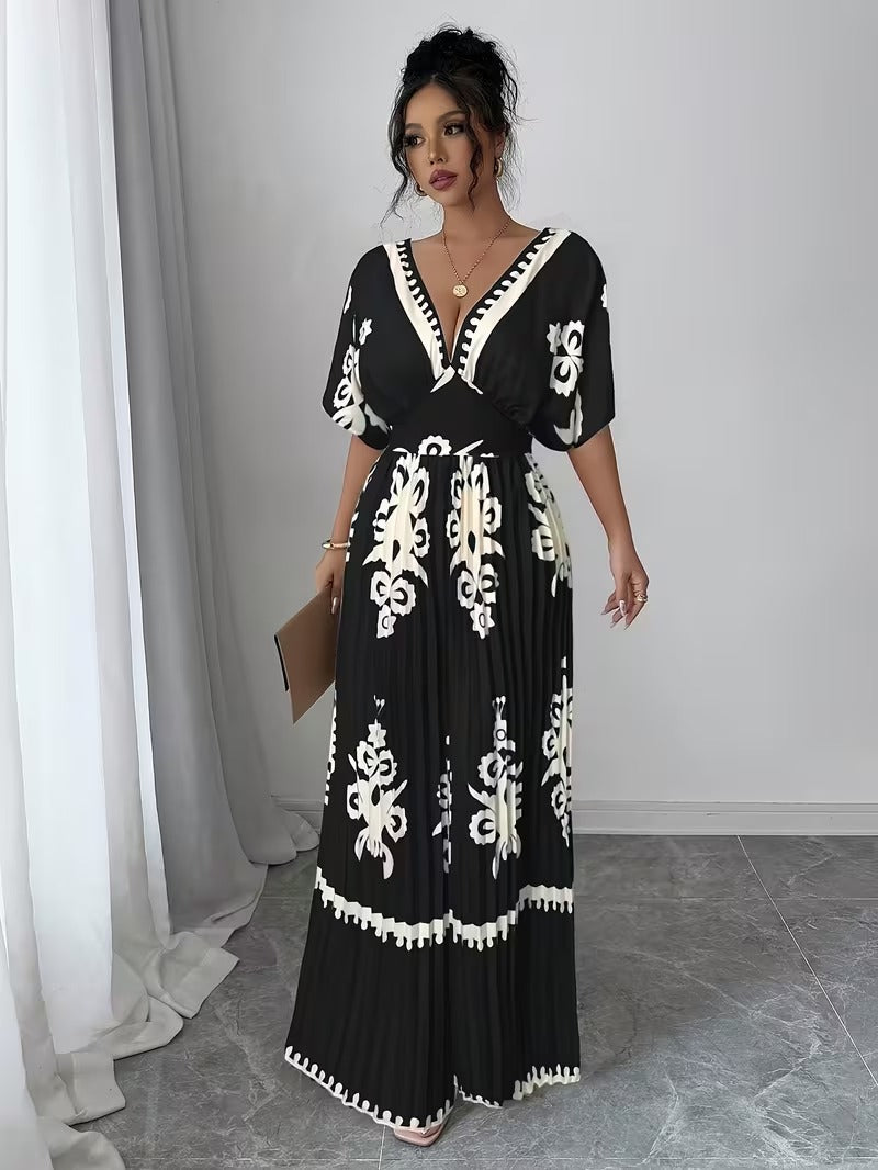 Scarlet Grace Pleated Jumpsuit