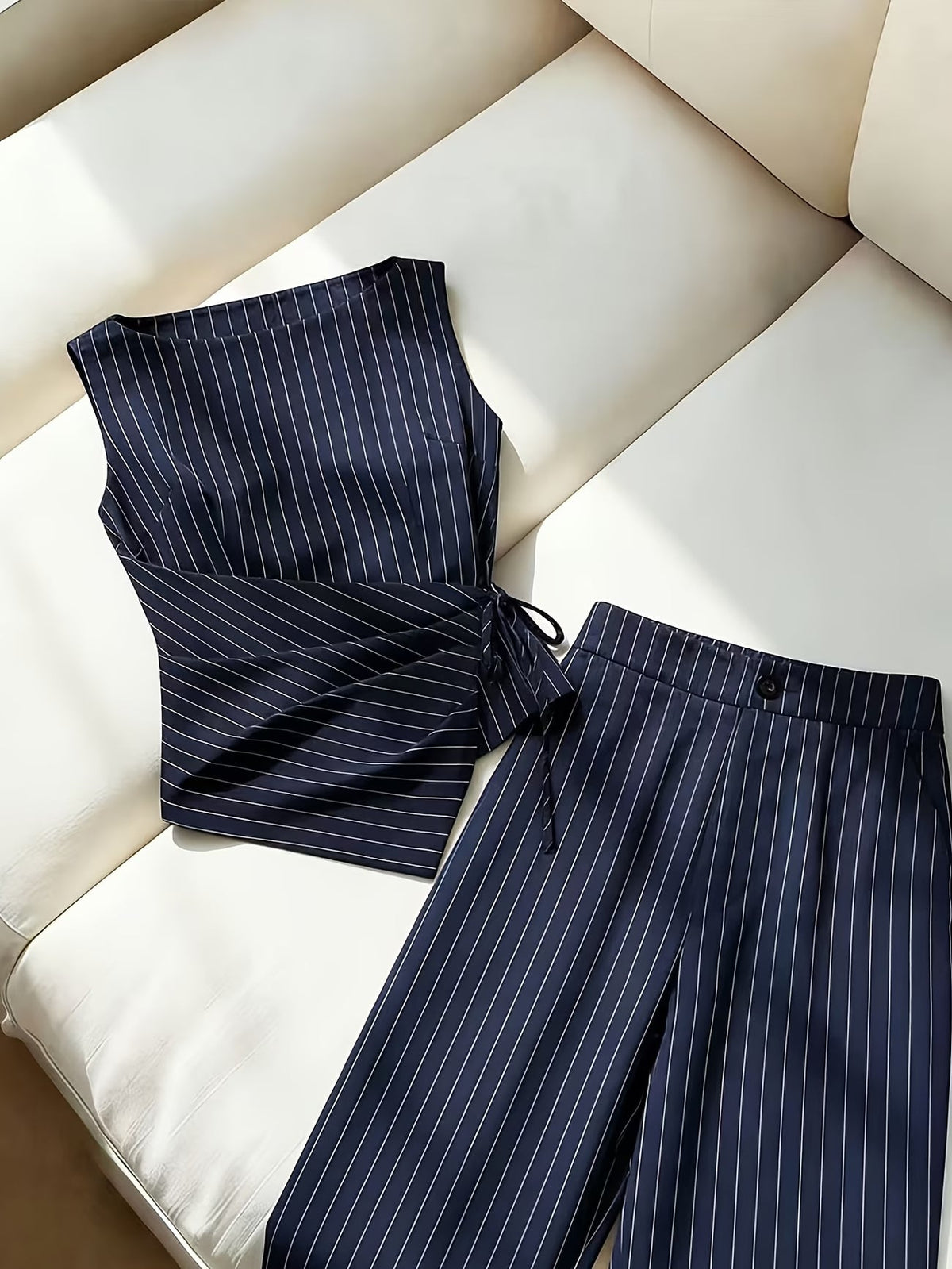 Luxe Pinstripe Co-Ord Set🖤