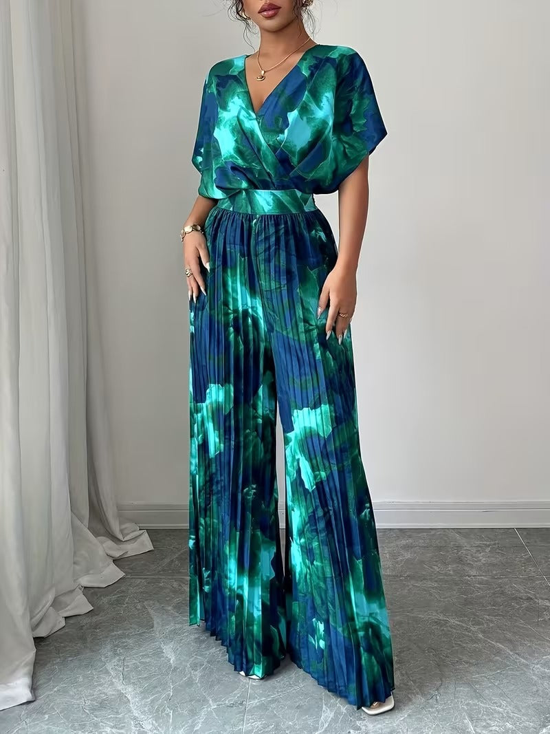 Scarlet Grace Pleated Jumpsuit