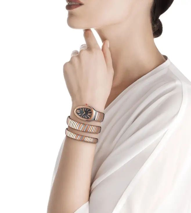 Classic Snake-Shaped Luxury Watch