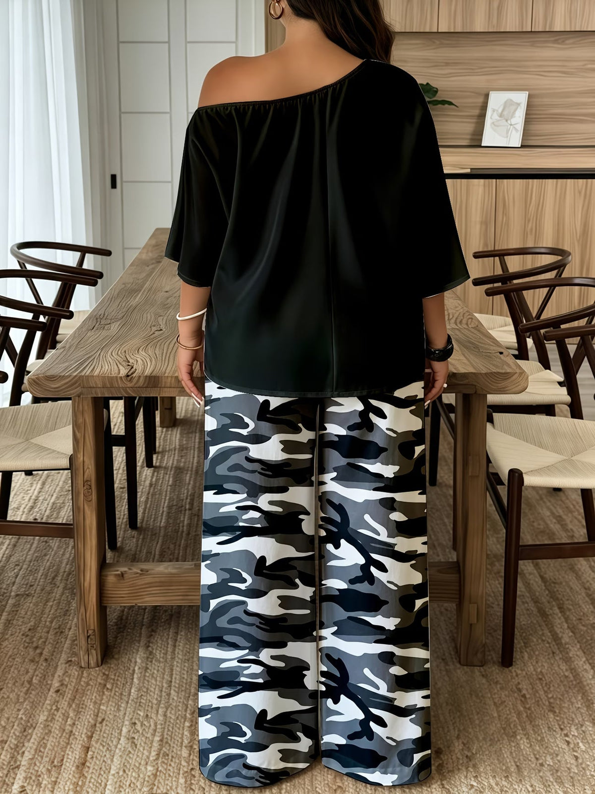 Neon Queen Camo Lounge Co-Ord Set