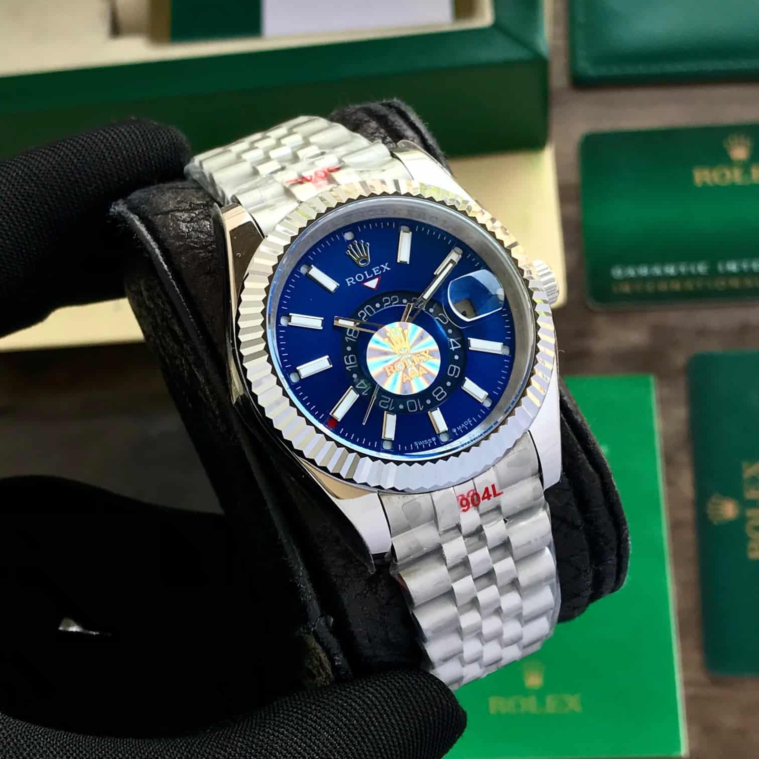 Role_x Sky Dweller Silver/Blue  Watch