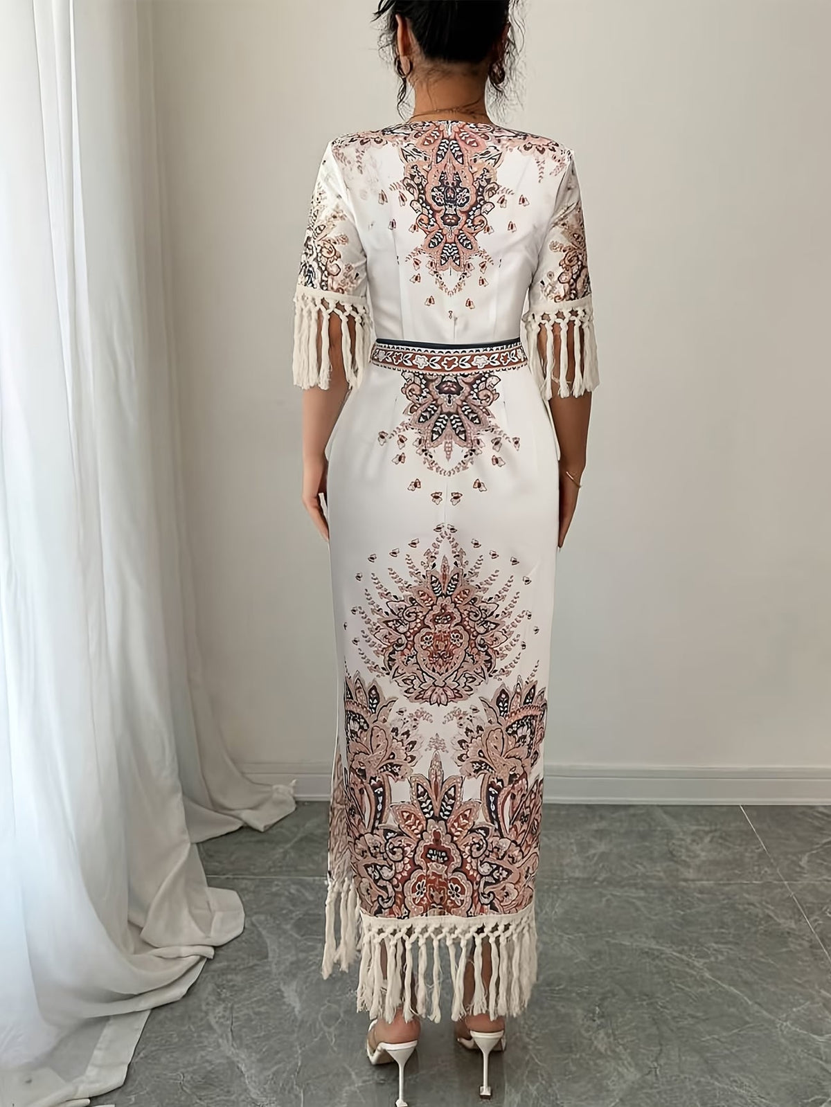 Elegant Floral Print dress