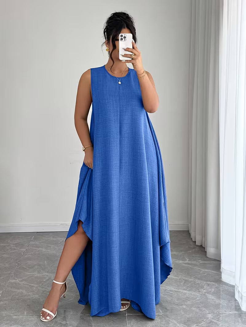 Elegant Tie-Belt A-Line Dress💖