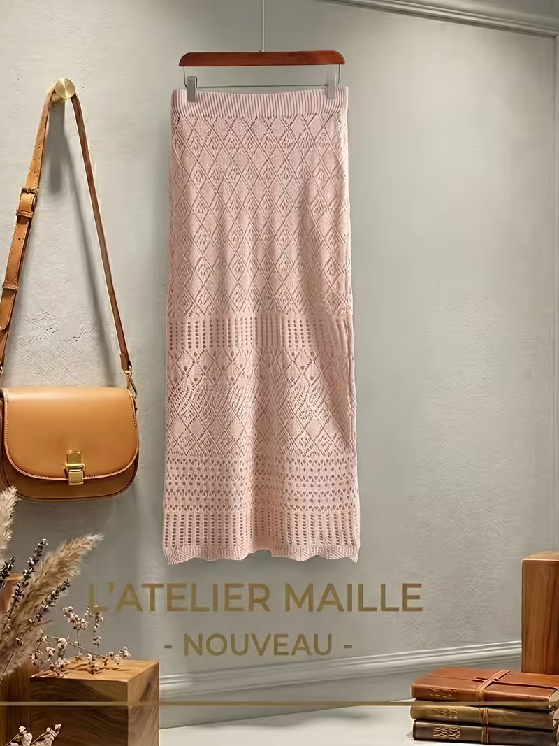French Chic Hollow Out 2pcs Set