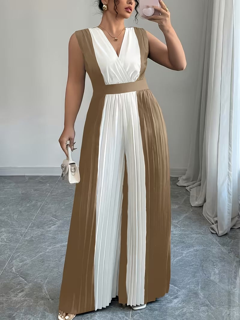 Scarlet Grace Pleated Jumpsuit