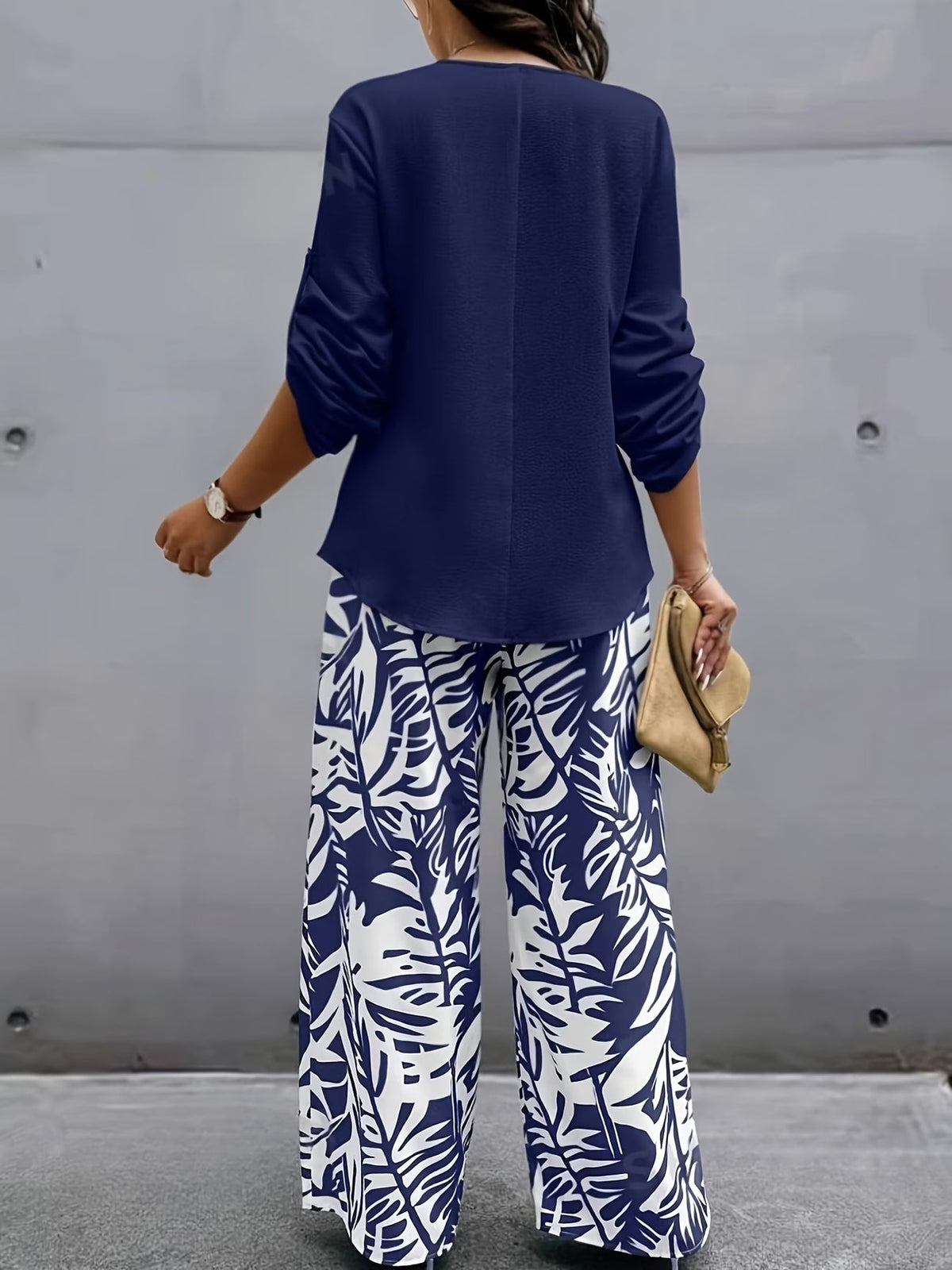 Refined Spring Luxe Pullover & Trouser Co-Ord Set