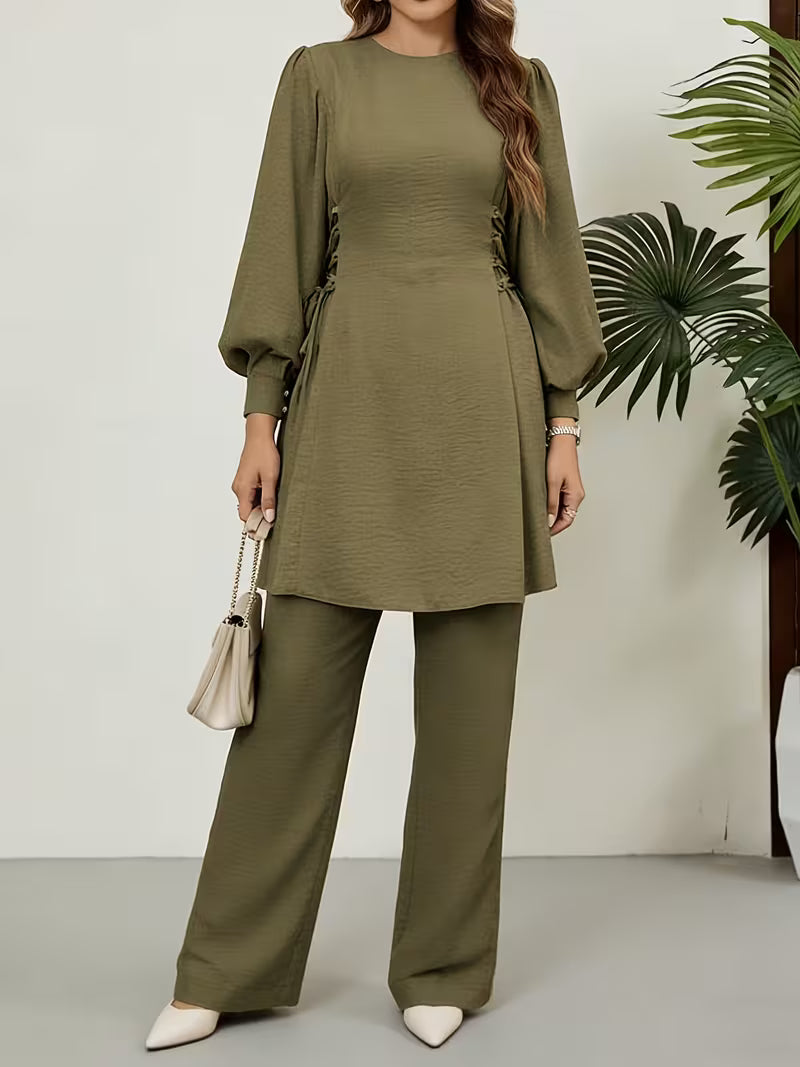 Middle Eastern Arabian 2pcs Abaya Set