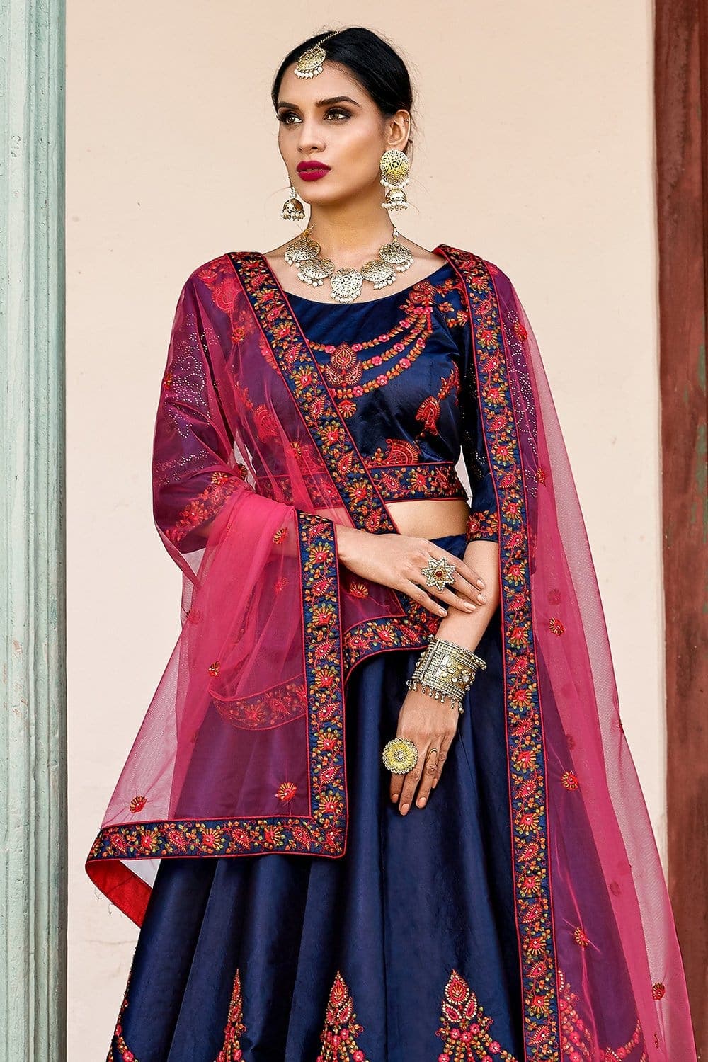 Ultra Marine Blue Designer Lehenga Choli