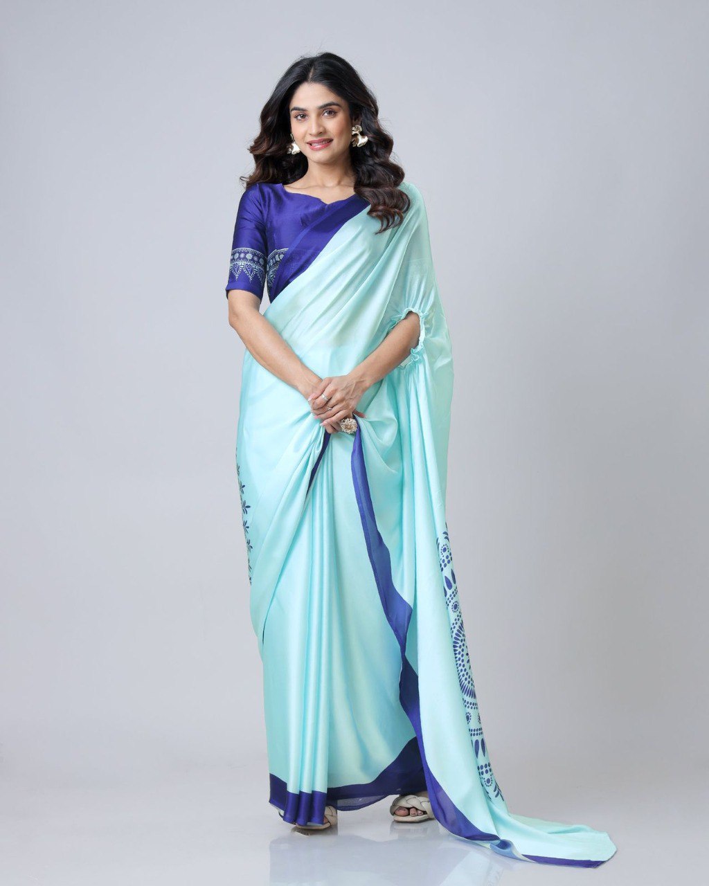 Designer New Launch – Freehand Saree with Handsfree Mandala Innovation