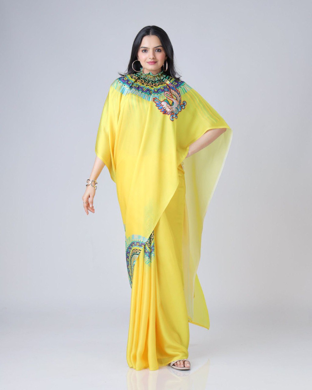 Designer New Launch – Freehand Saree with Handsfree Mandala Innovation