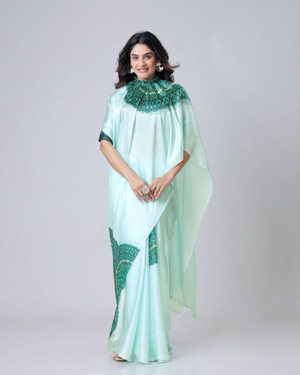 Designer New Launch – Freehand Saree with Handsfree Mandala Innovation