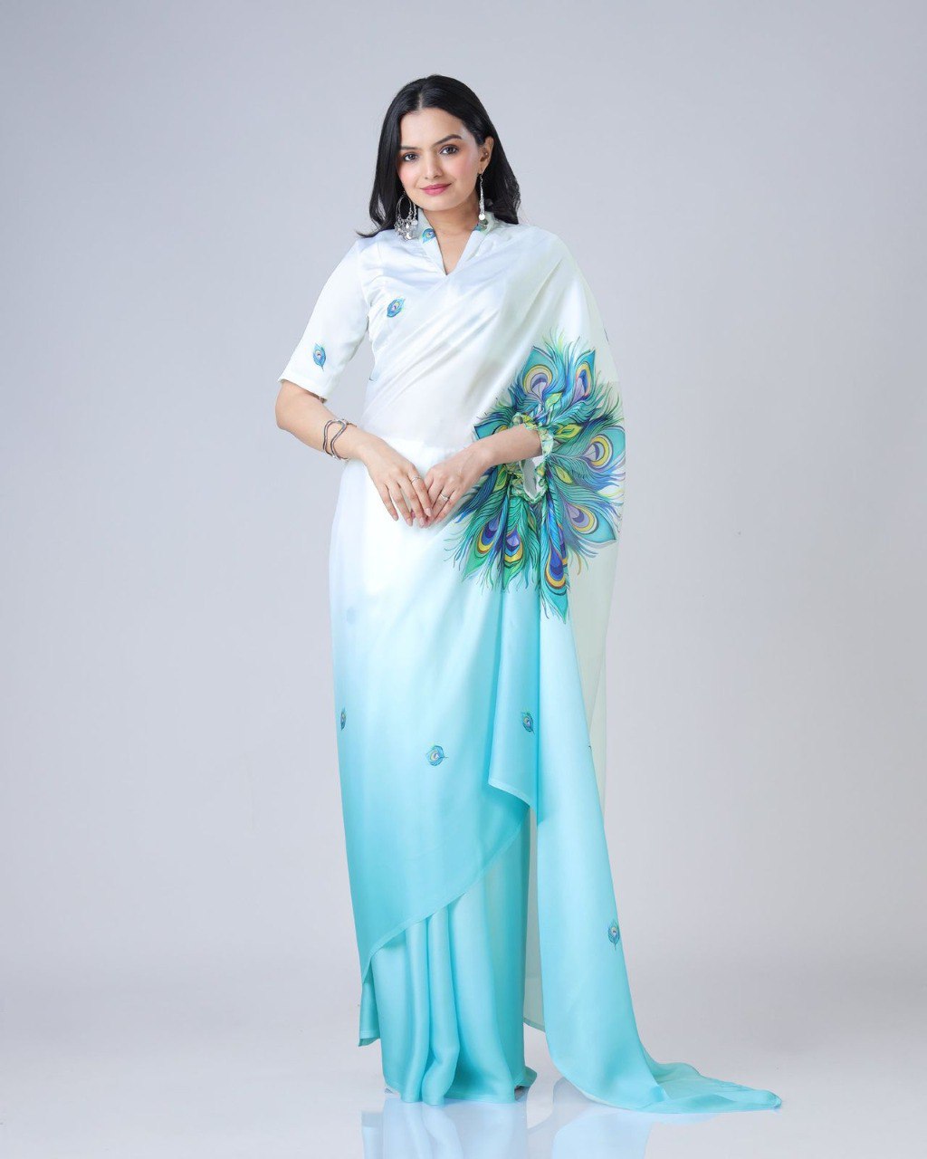 Designer New Launch – Freehand Saree with Handsfree Mandala Innovation