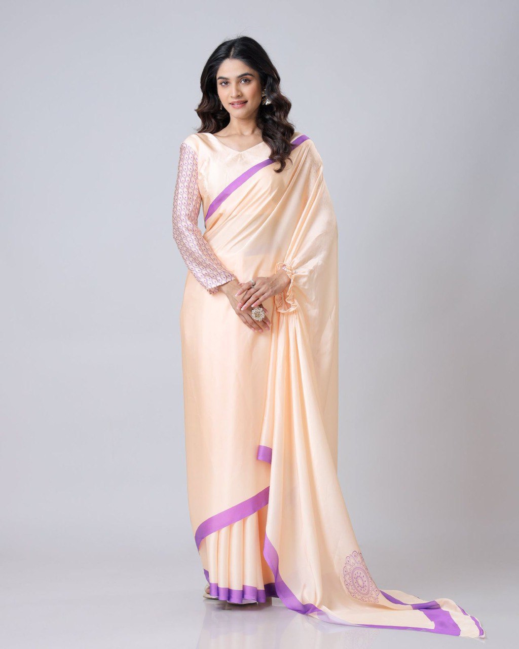 Designer New Launch – Freehand Saree with Handsfree Mandala Innovation