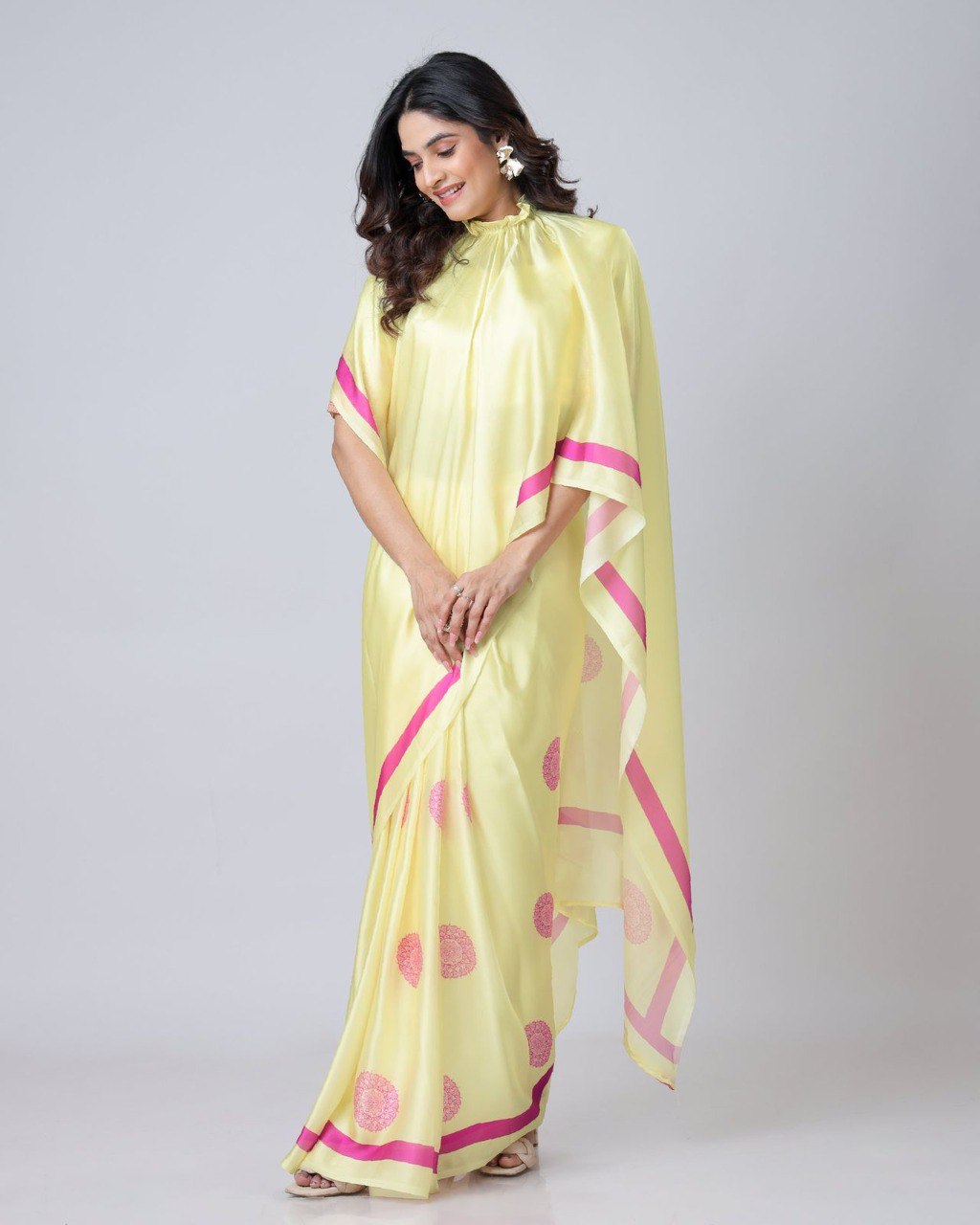 Designer New Launch – Freehand Saree with Handsfree Mandala Innovation