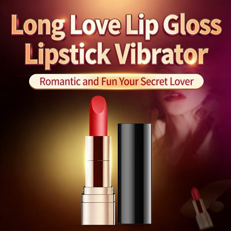 Luxury Lipstick Style Personal Massager for Women | Quiet, Multi-Speed & USB Rechargeable | Discreet Design