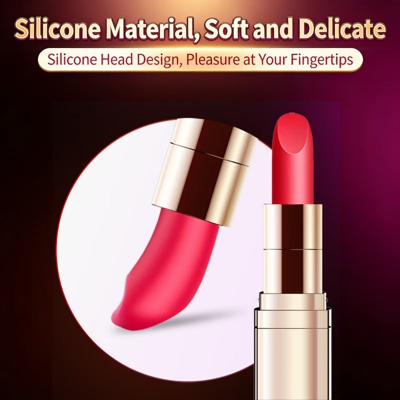 Luxury Lipstick Style Personal Massager for Women | Quiet, Multi-Speed & USB Rechargeable | Discreet Design