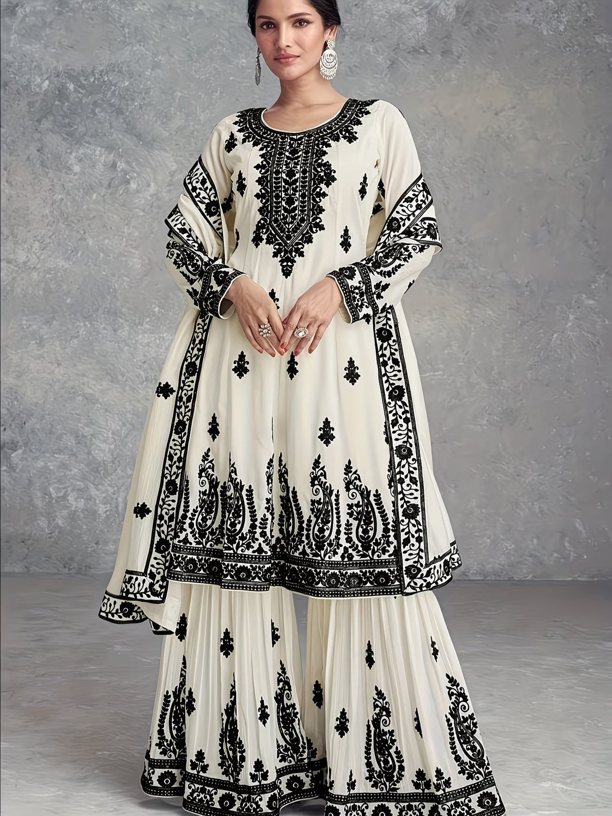 Floral Elegance Women's Matching Top & Pants Set