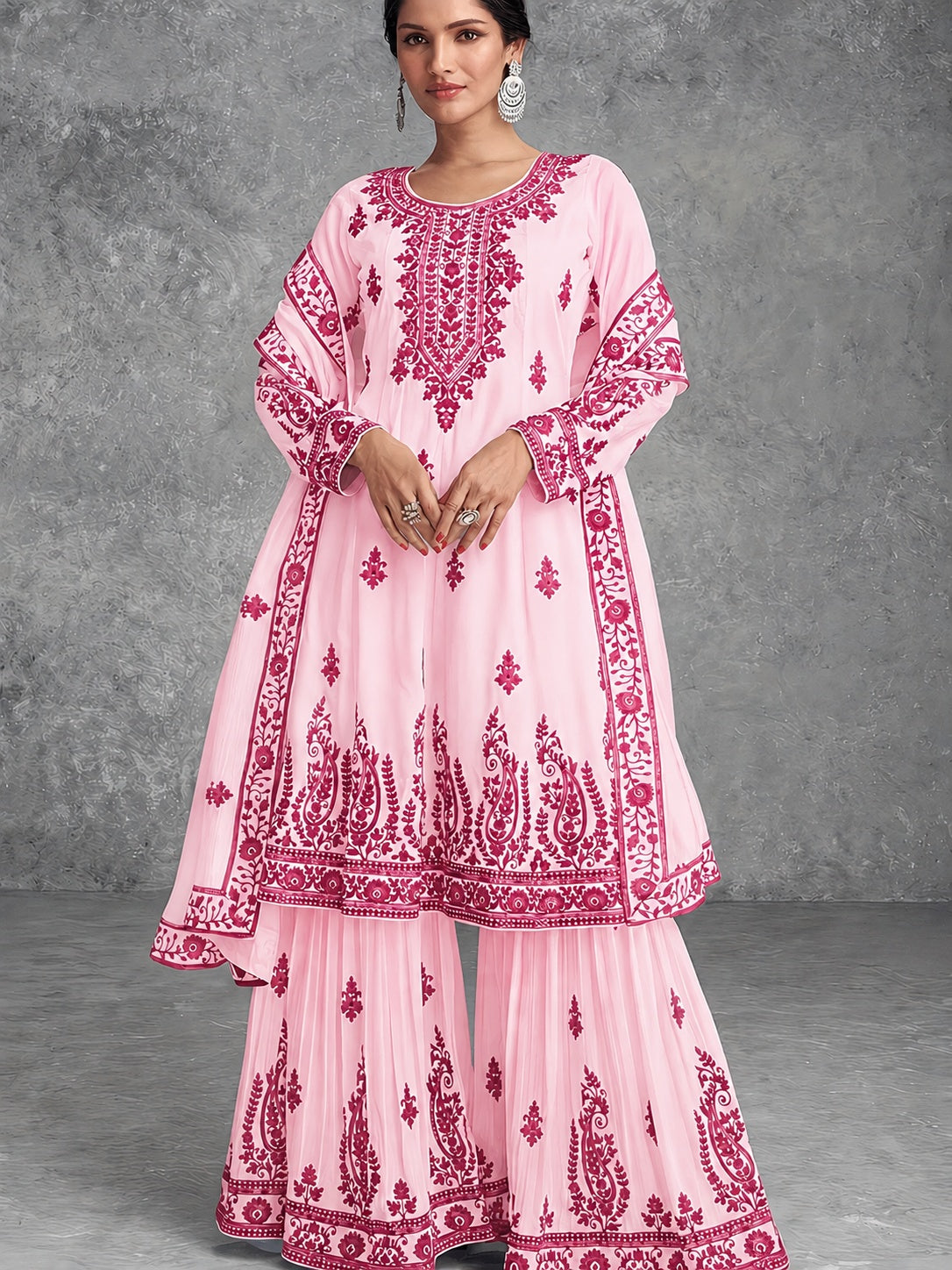 Floral Elegance Women's Matching Top & Pants Set