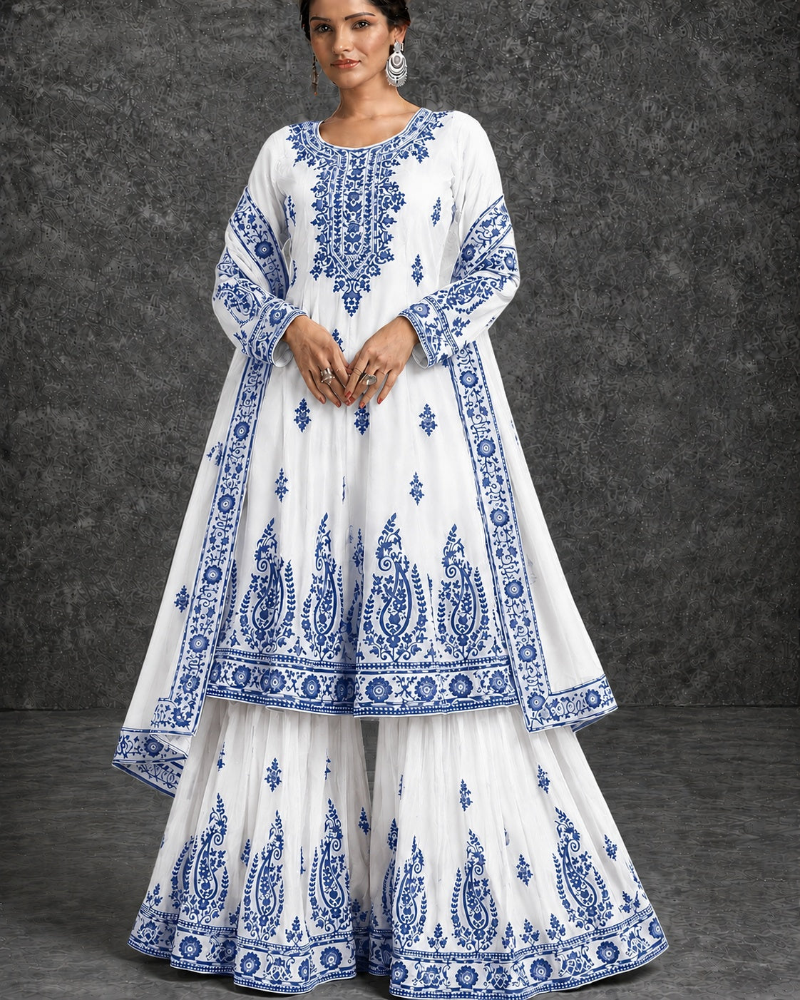 Floral Elegance Women's Matching Top & Pants Set
