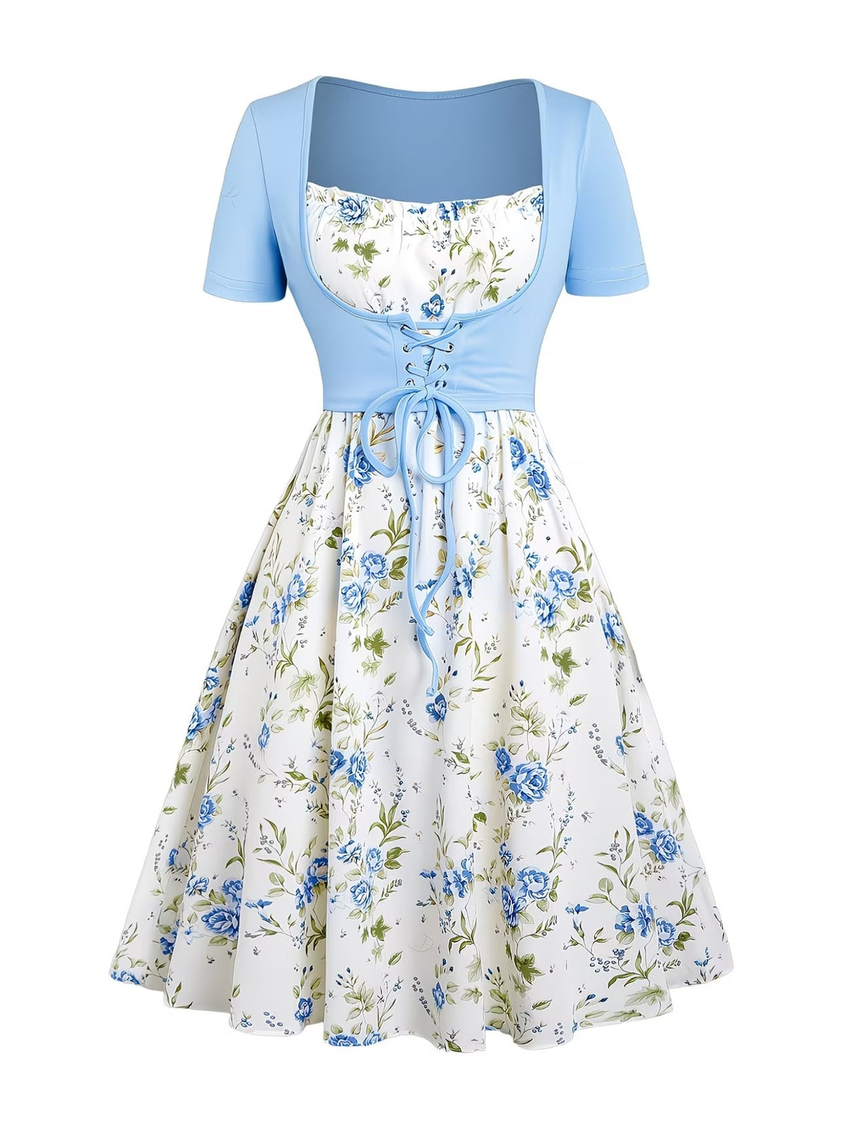 Women's Floral Halter Dress & Cardigan Set