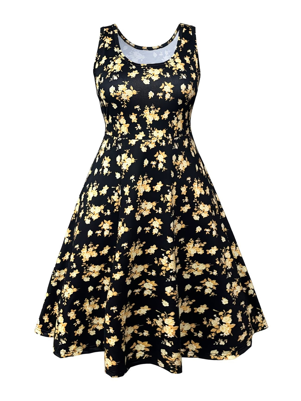 Women's Floral Halter Dress & Cardigan Set