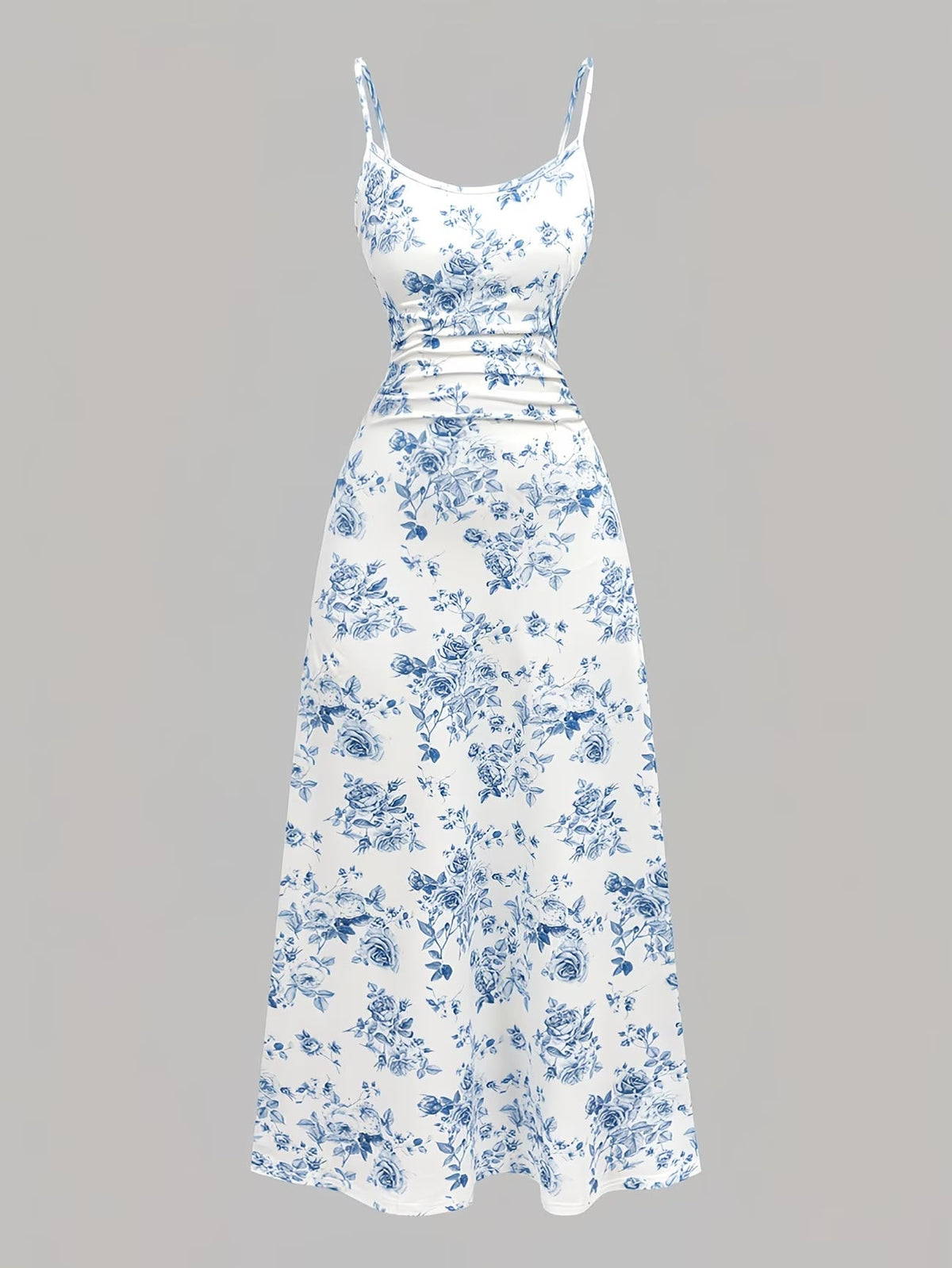 Women's Floral Halter Dress & Cardigan Set