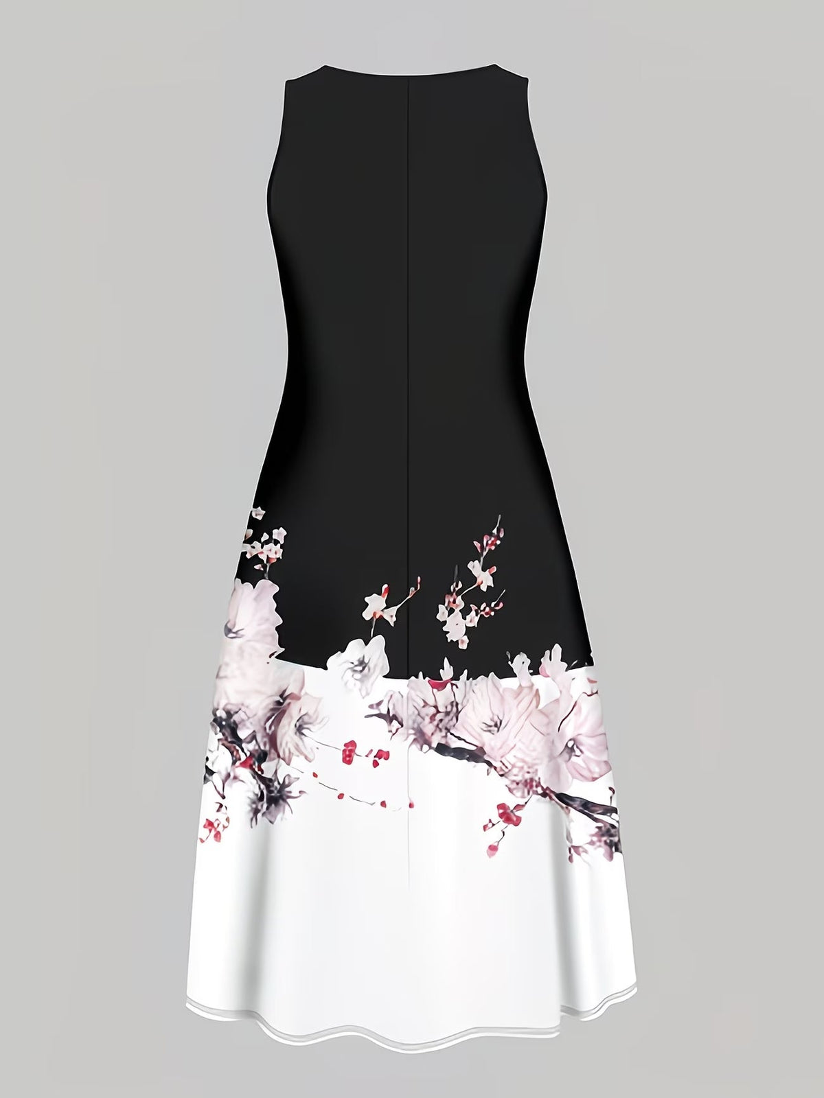 Blooming Grace Women's Floral Tie-Waist Dress with Matching Cardigan