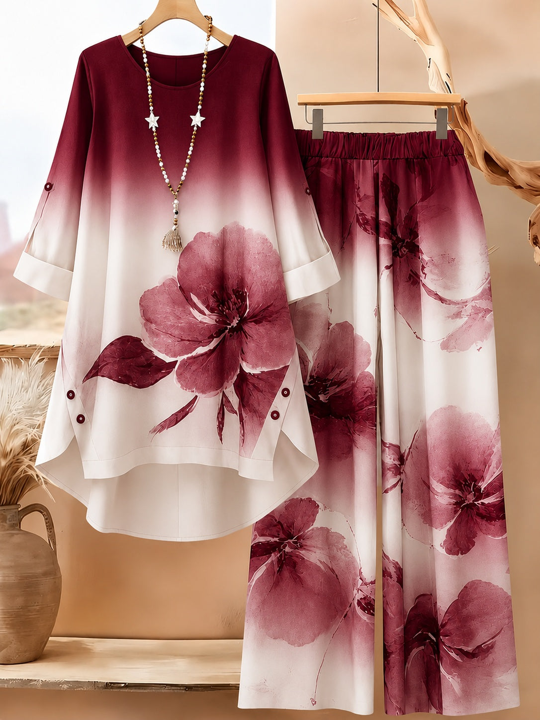 Chic Harmony Wide-Leg Outfit