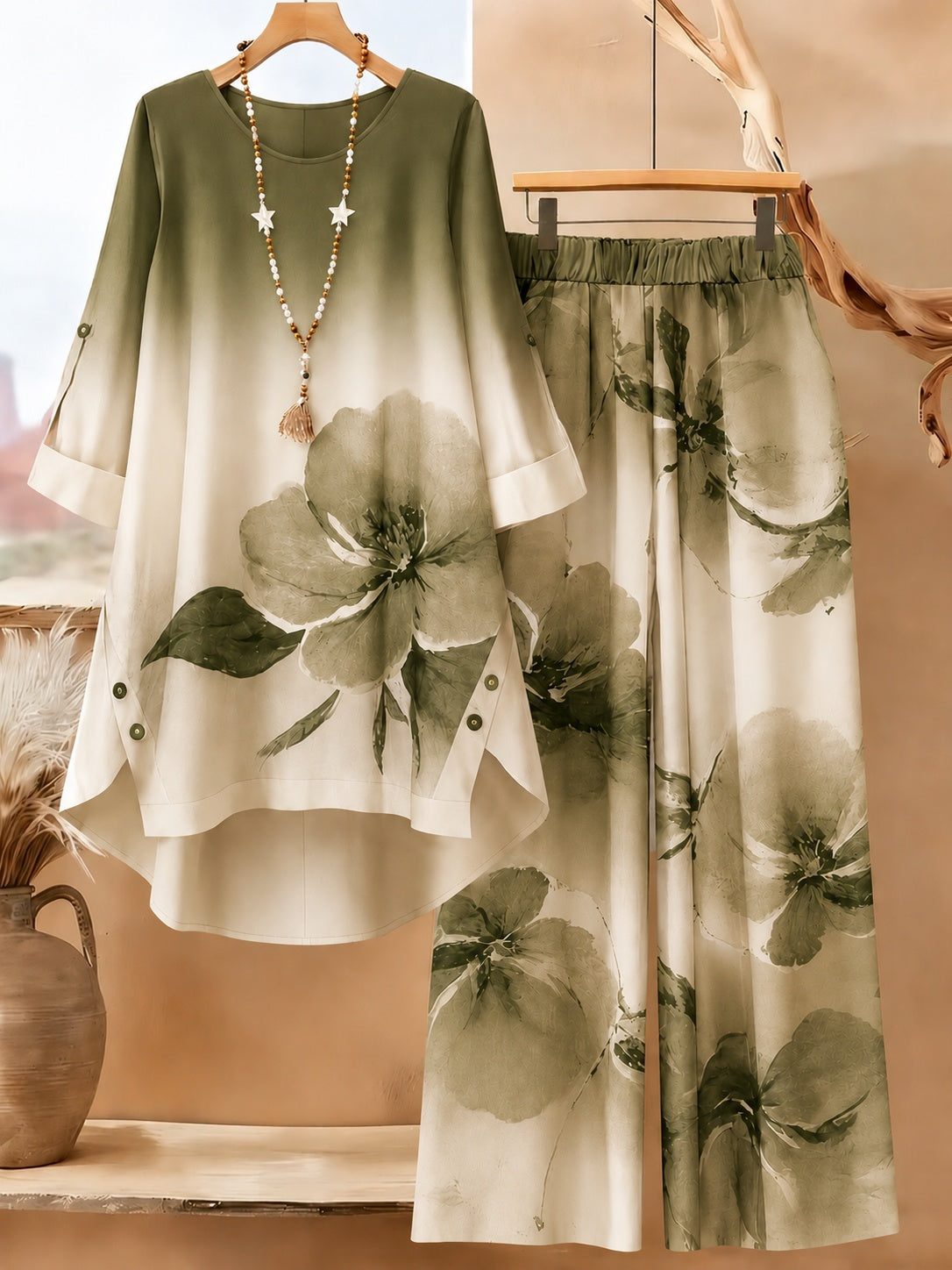 Chic Harmony Wide-Leg Outfit