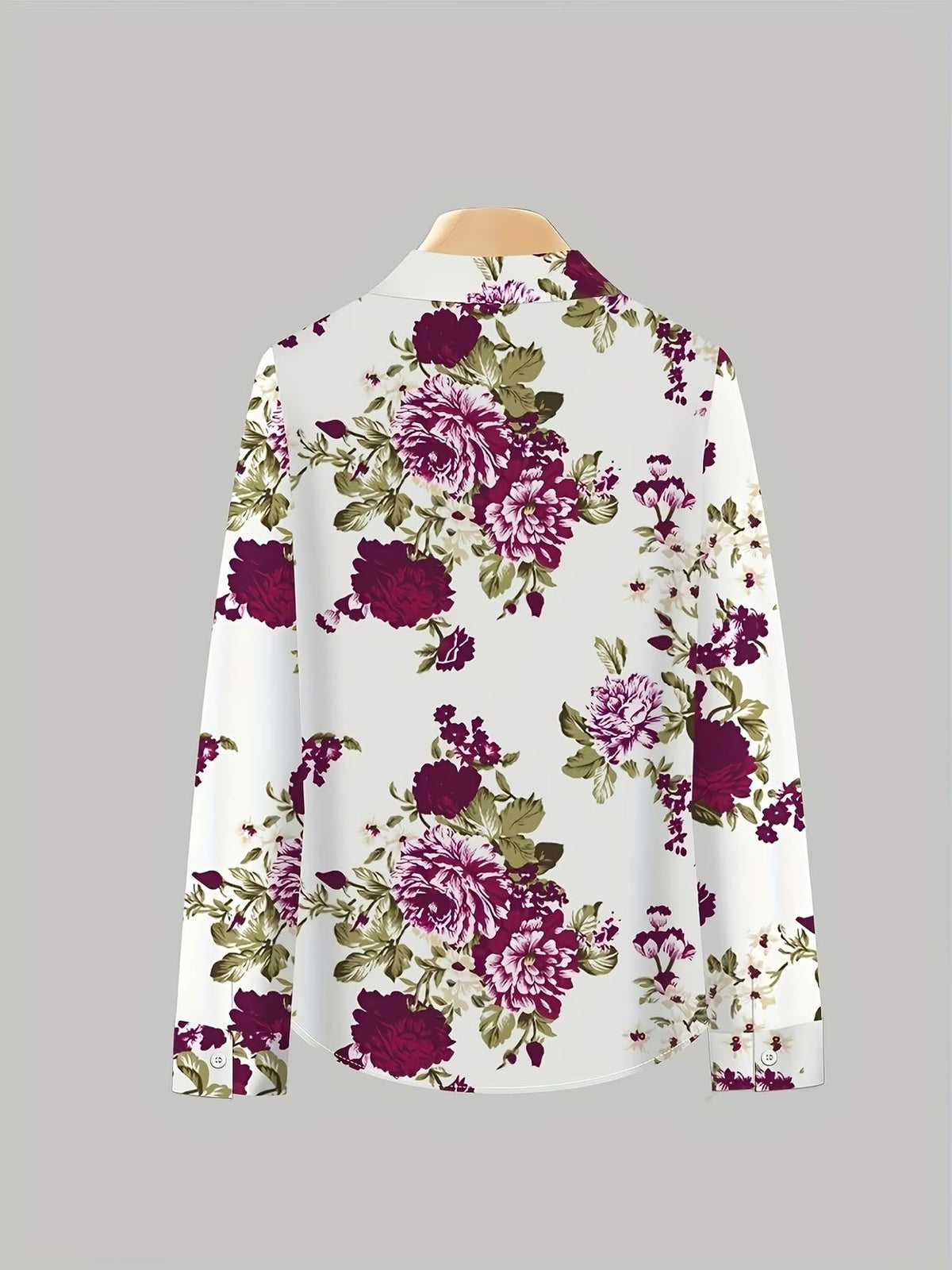 Women’s Floral Color-Block Blouse & Relaxed Trousers Co-Ord Set