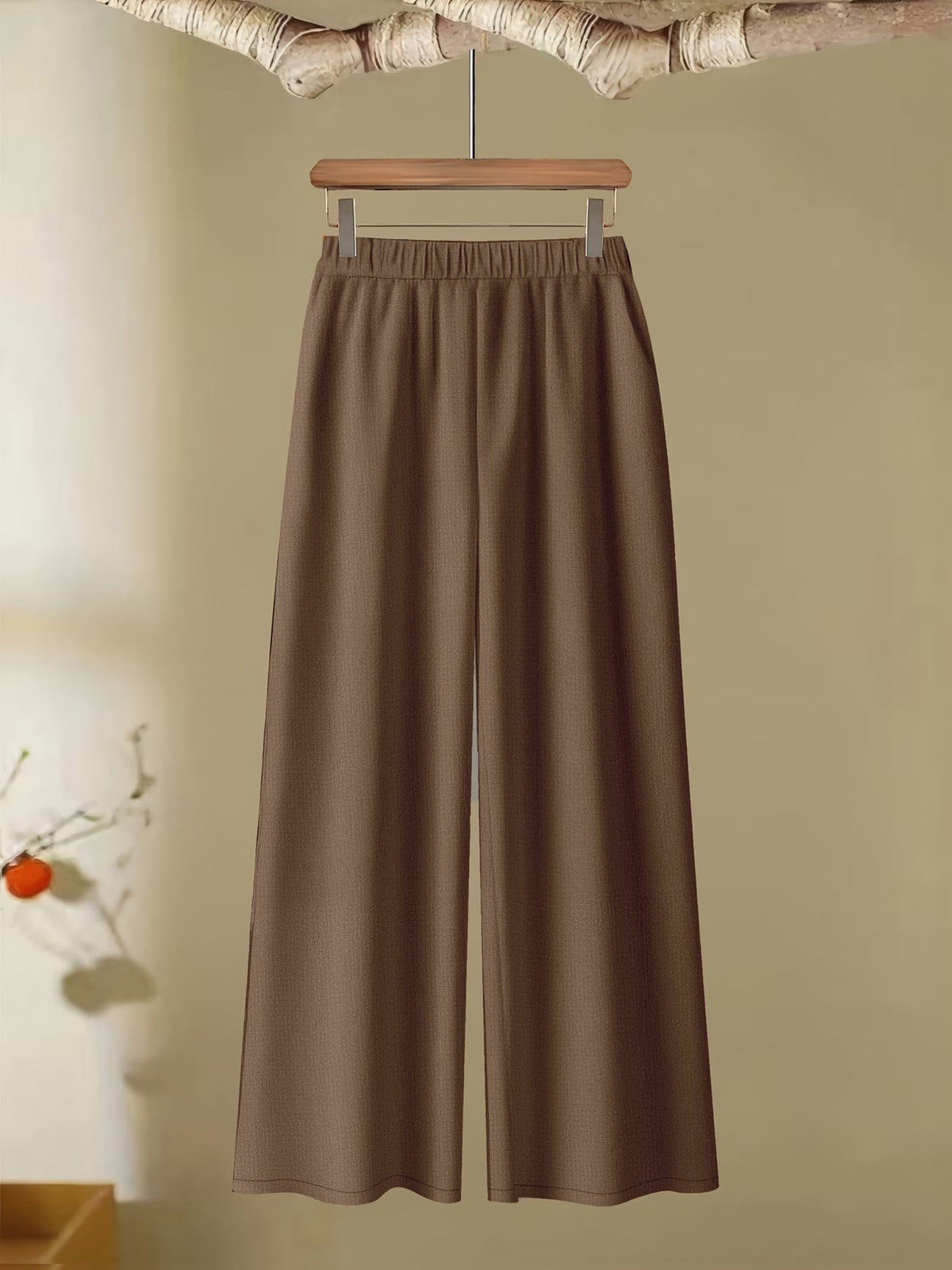 Women’s Floral Color-Block Blouse & Relaxed Trousers Co-Ord Set