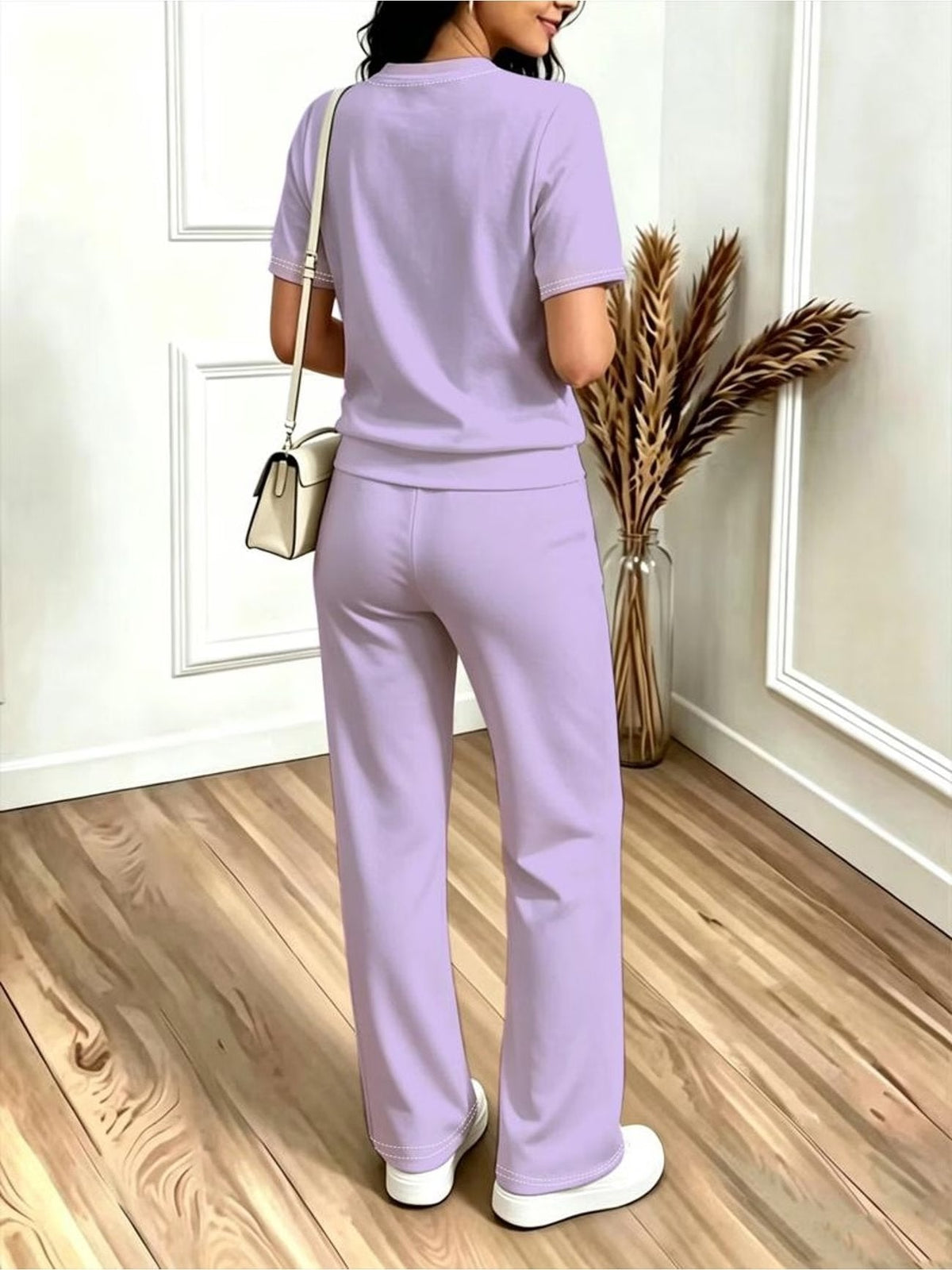Striped Luxe 2-Piece Women’s Pantsuit Set
