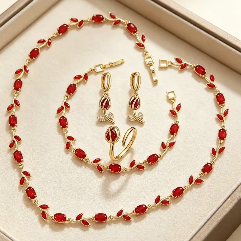 Royal Tulip Crystal Jewelry Collection