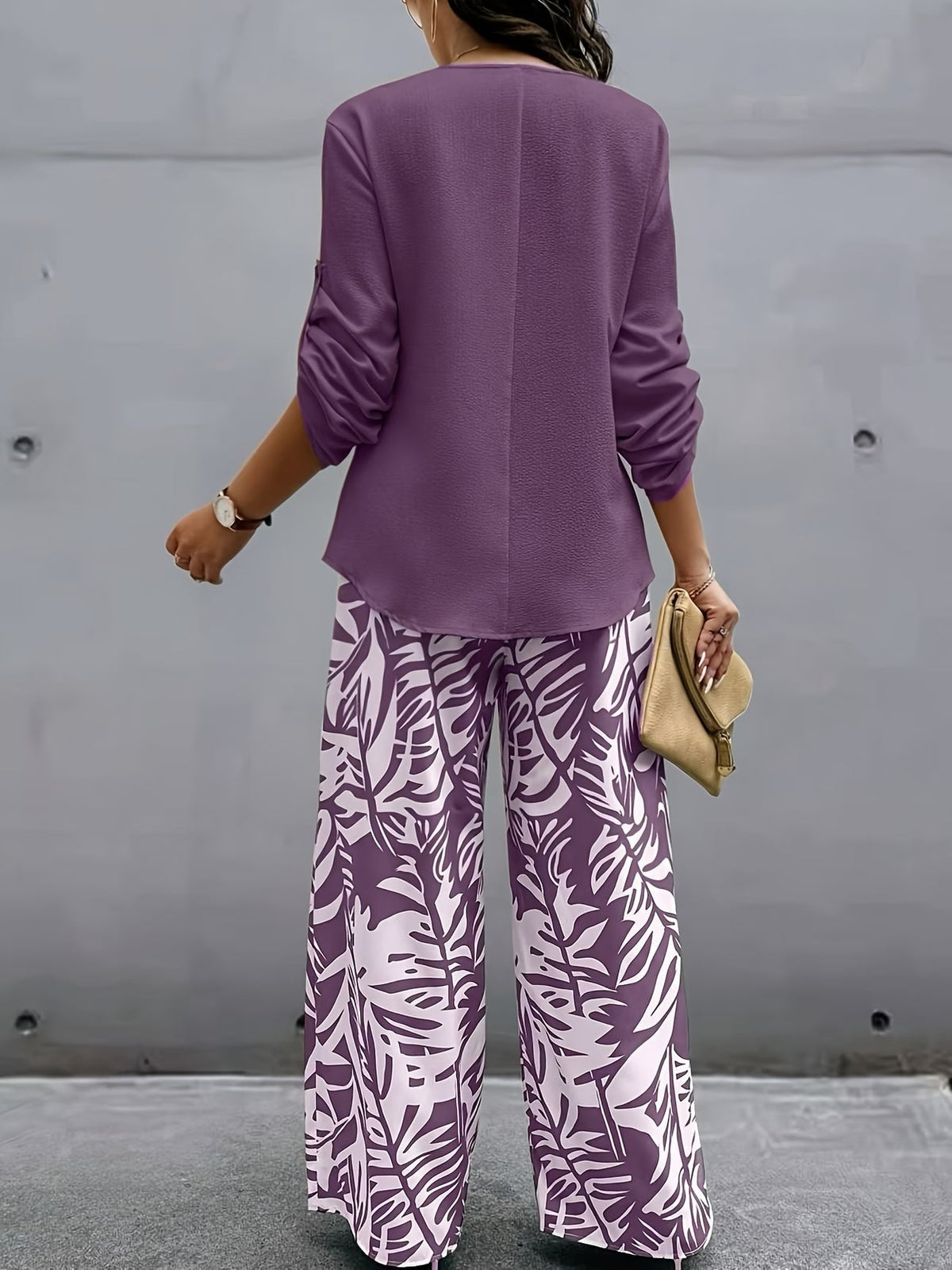 Refined Spring Luxe Pullover & Trouser Co-Ord Set