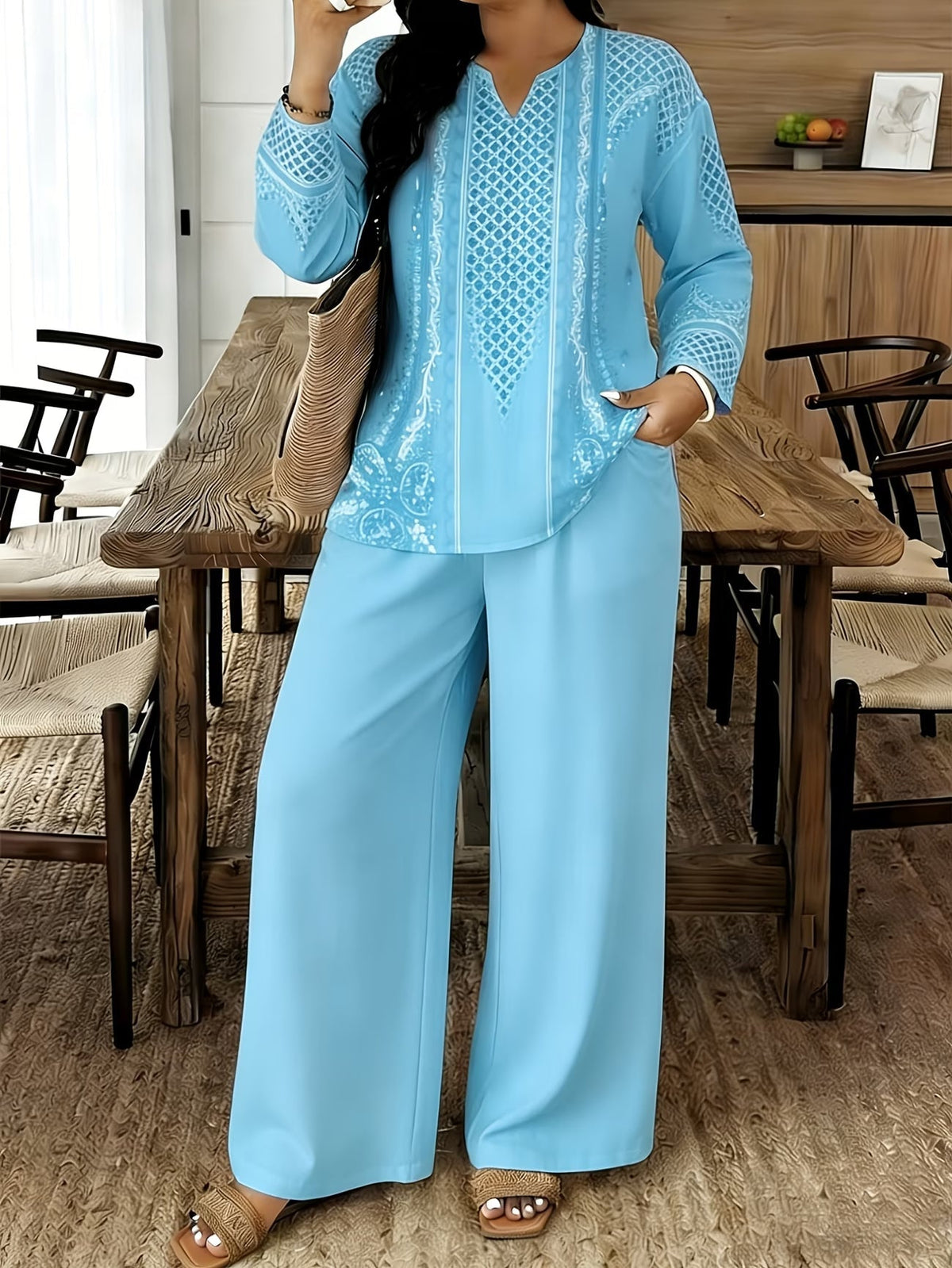 Long-sleeve and Long-pants 2pcs Set, a Suit, New Spring and Summer Style