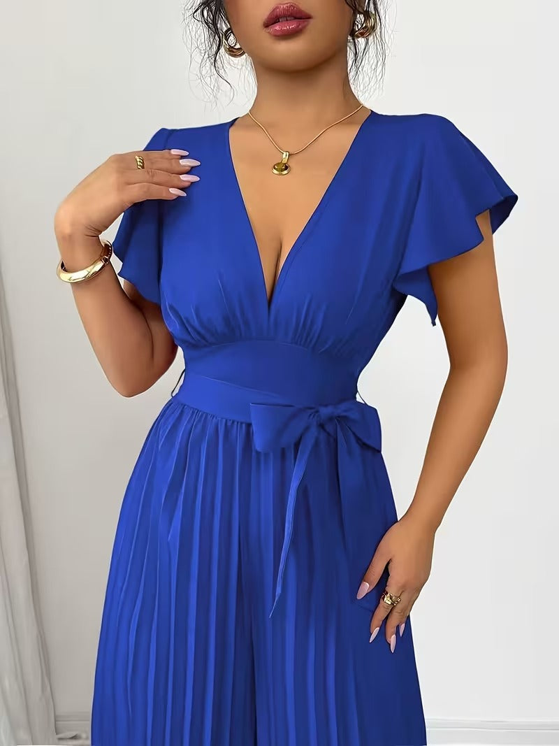 Scarlet Grace Pleated Jumpsuit