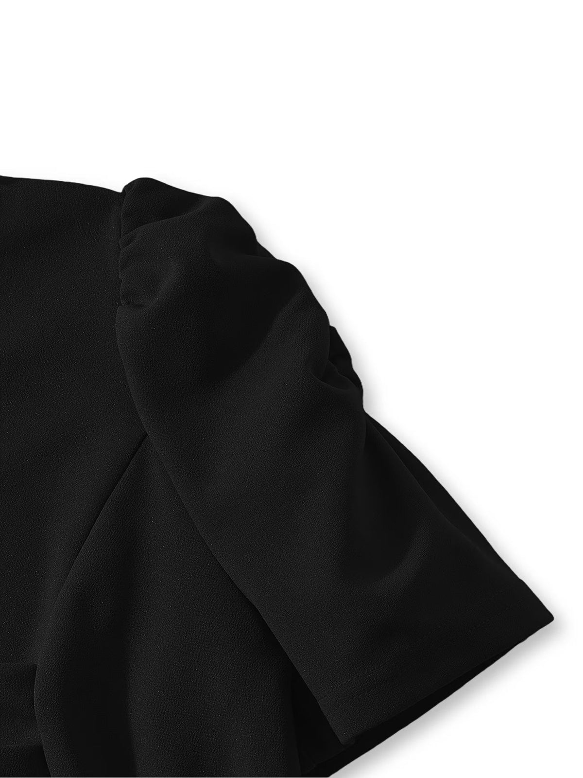 Women's Elegant V-Neck Ruffle Midi Dress with Waist Belt