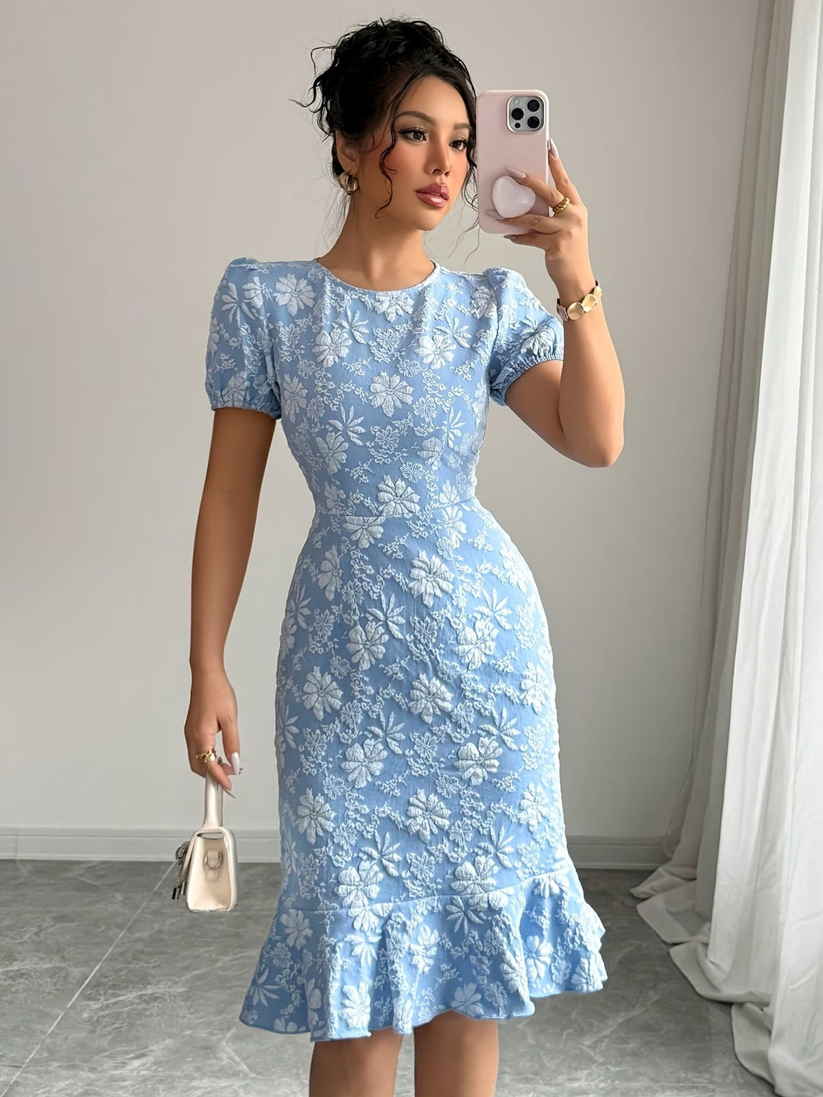 Women’s Summer Floral Bodycon Party Dress