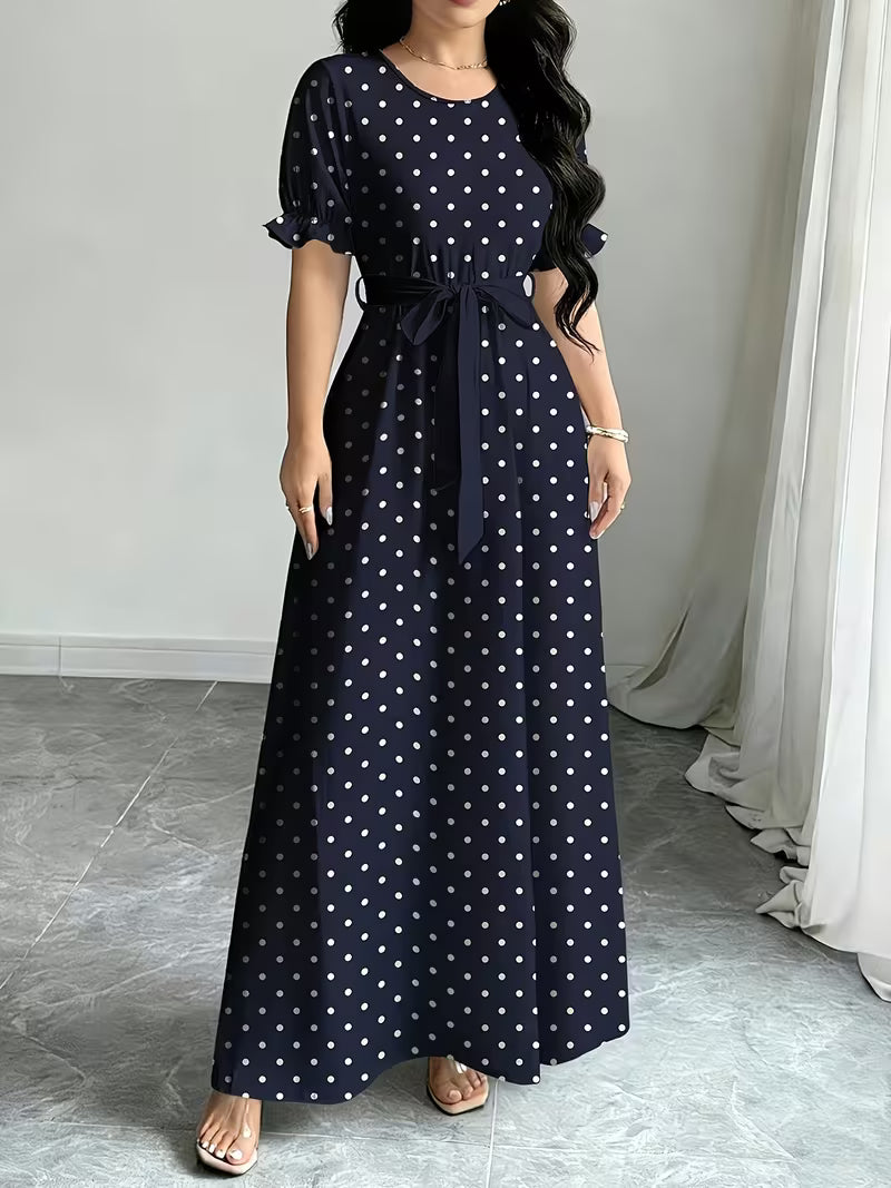 Floral Grace Waist Dress