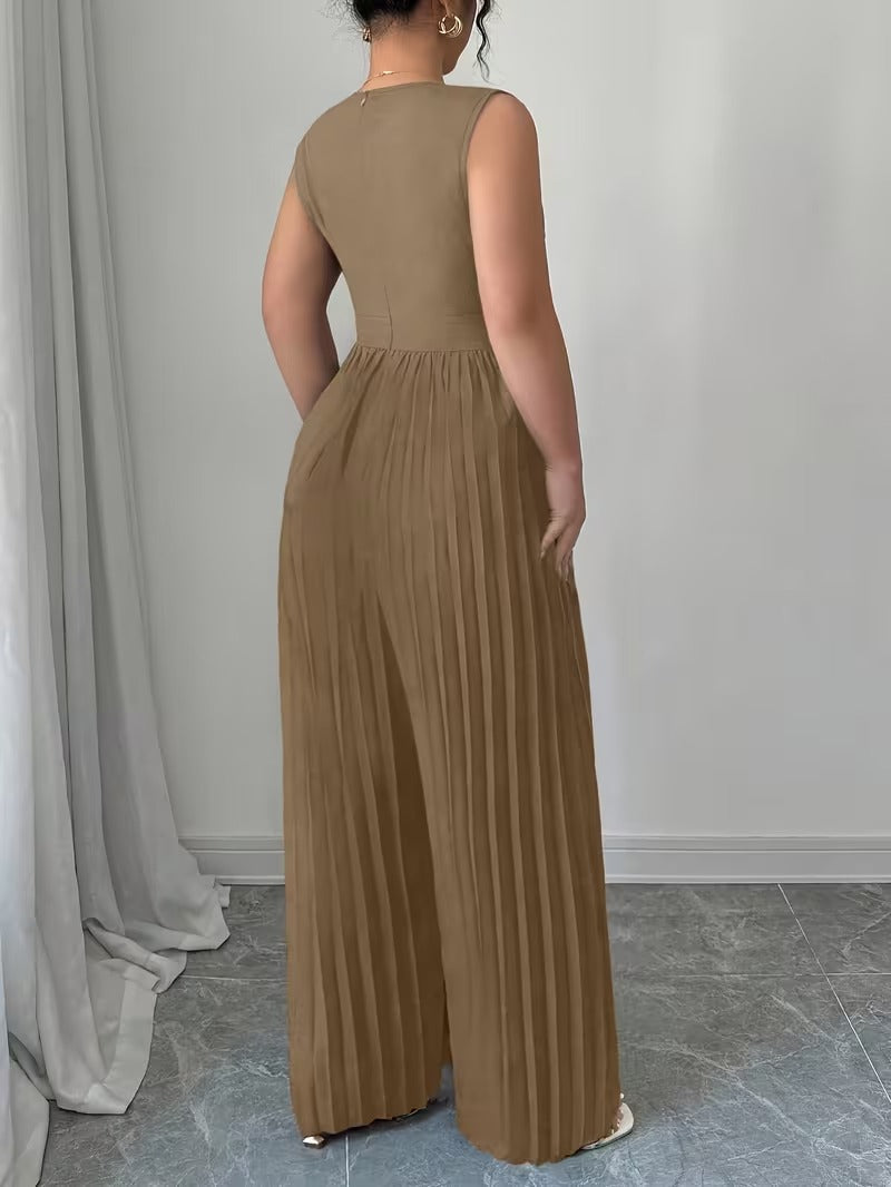 Scarlet Grace Pleated Jumpsuit