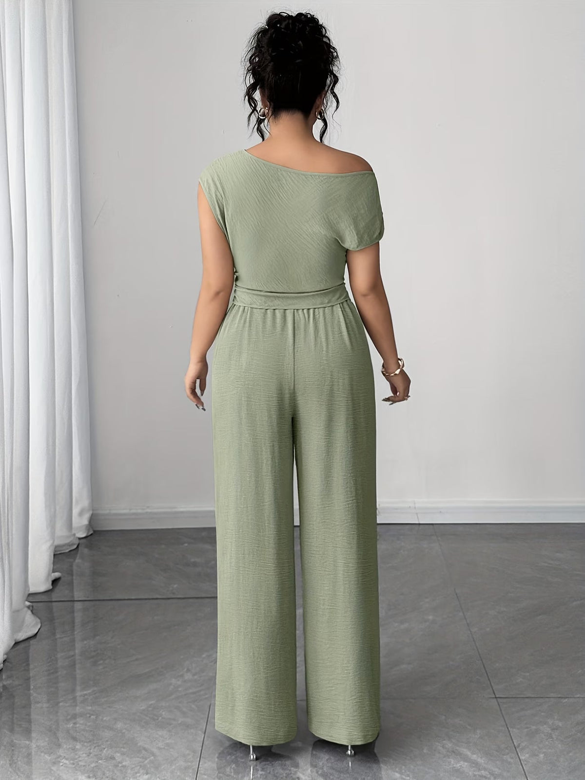 Sage Green Asymmetric Co-Ord Set