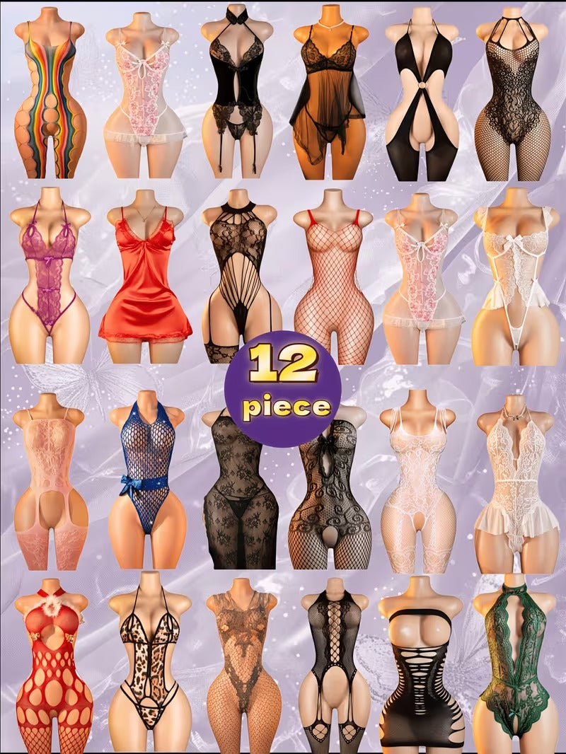 AllureNet Stretch Bodysuit Set