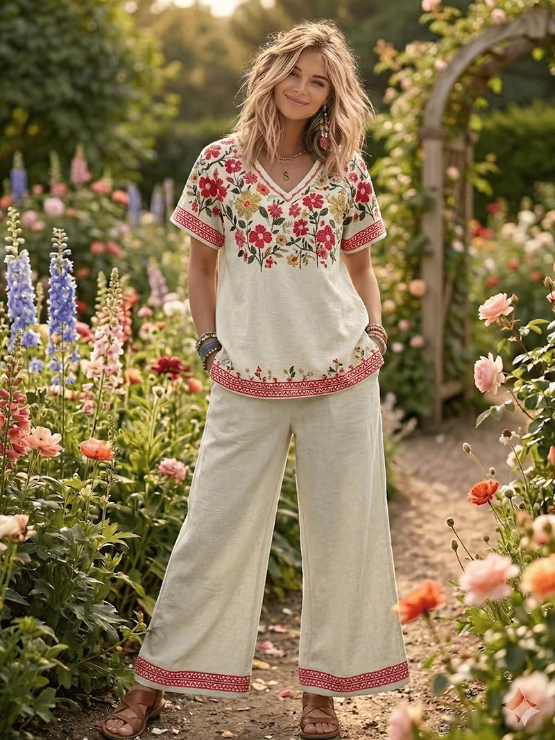 Boho Floral Vacation Set
