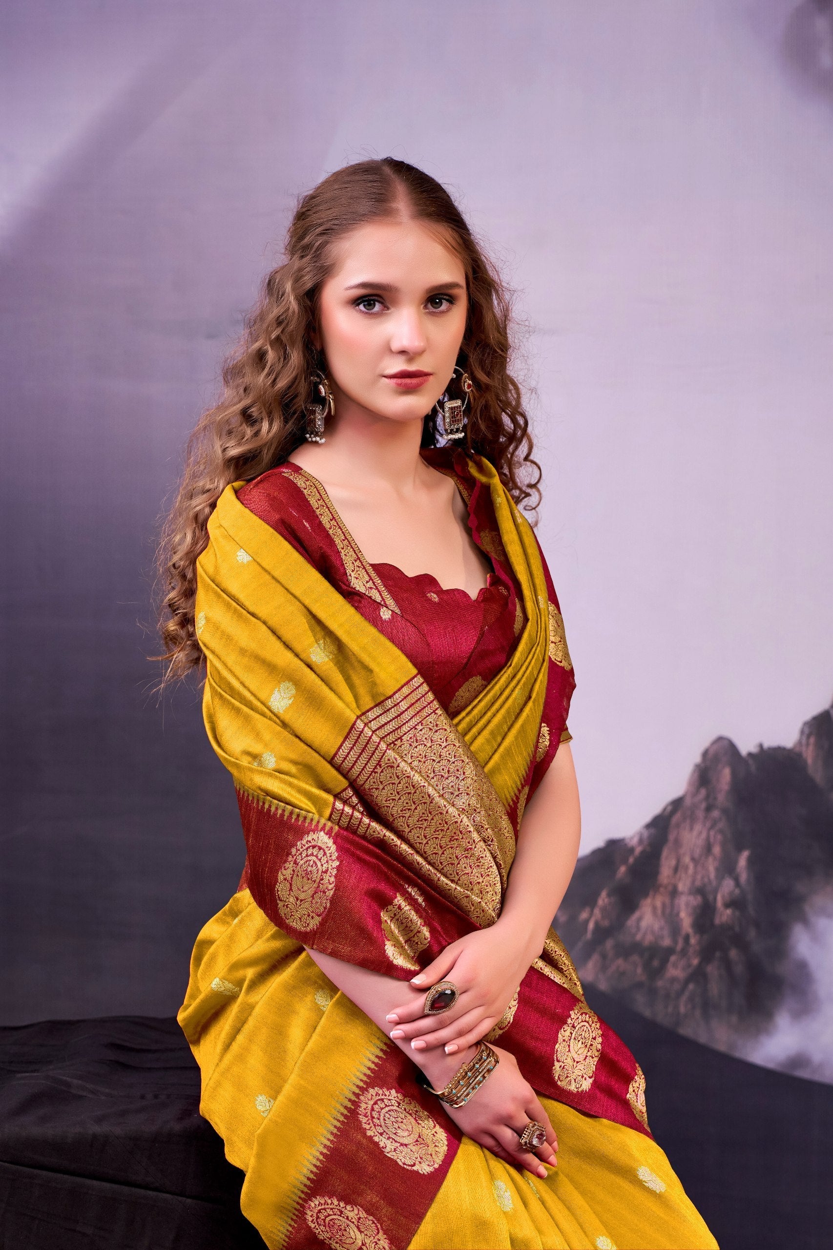 Elegant Cotton Zari Weaving Saree