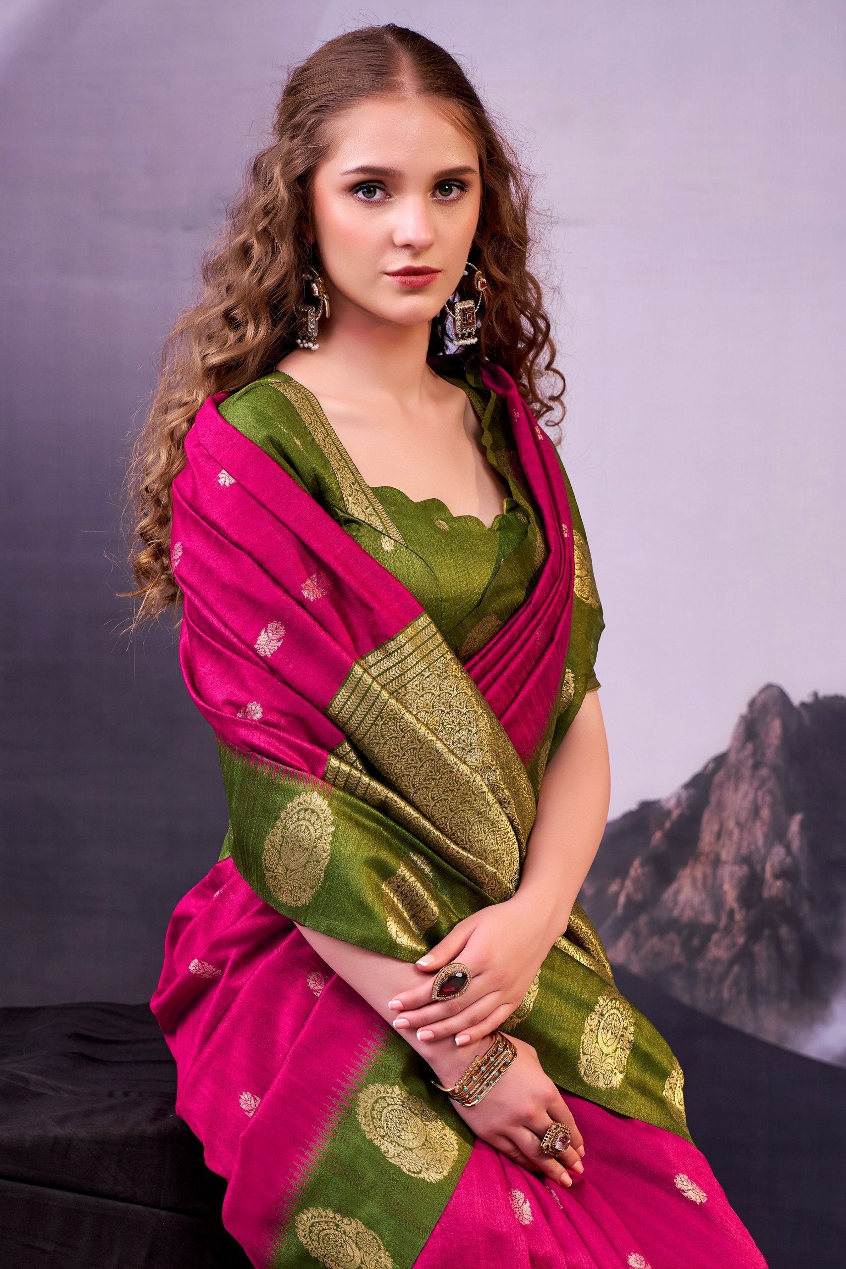Elegant Cotton Zari Weaving Saree