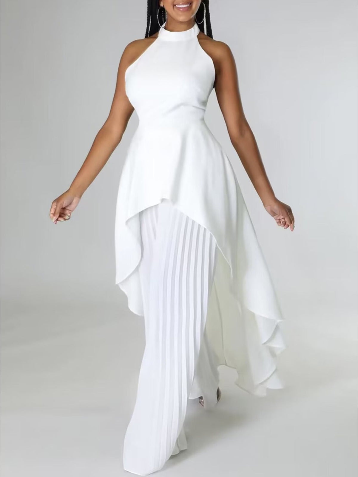 Urban Grace Pleated Pants Ensemble