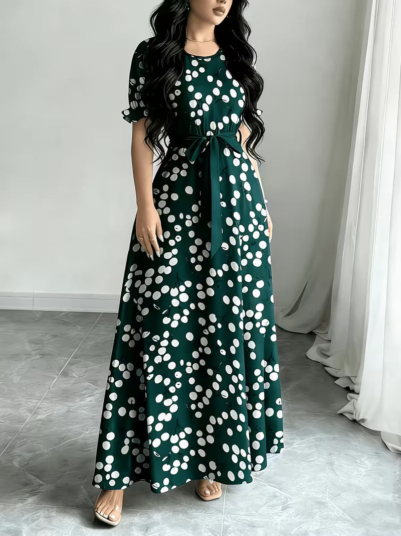 Floral Grace Waist Dress